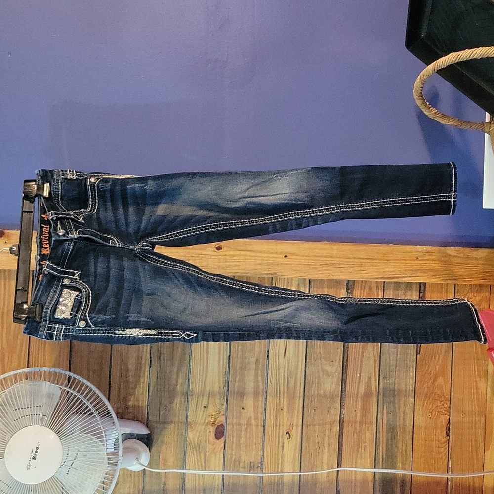 Rock Revival Skinny Jeans Size 25
